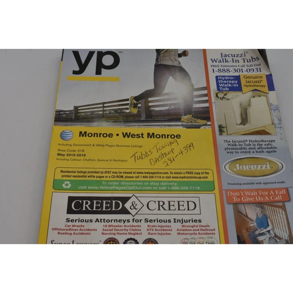 Yellow Pages Monroe/West Monroe 2015-2016